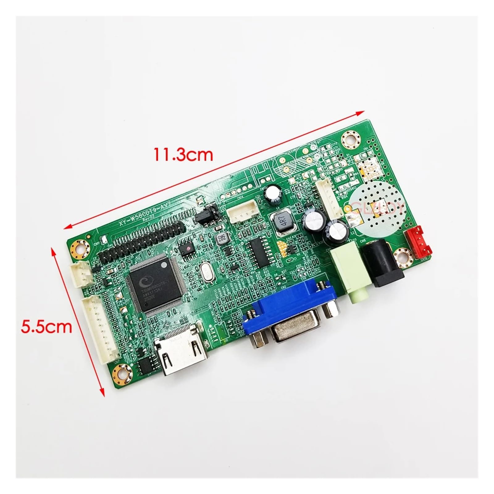Kit Monitor HSD121PHW1-A01 A03 HSD110PHW1-A00 Kit Driver EDP HDMI + VGA 1366x768 30 Pin | Kit driver EDP LED for scheda driver controller pannello schermo LED LCD(HSD121PHW1-A03)