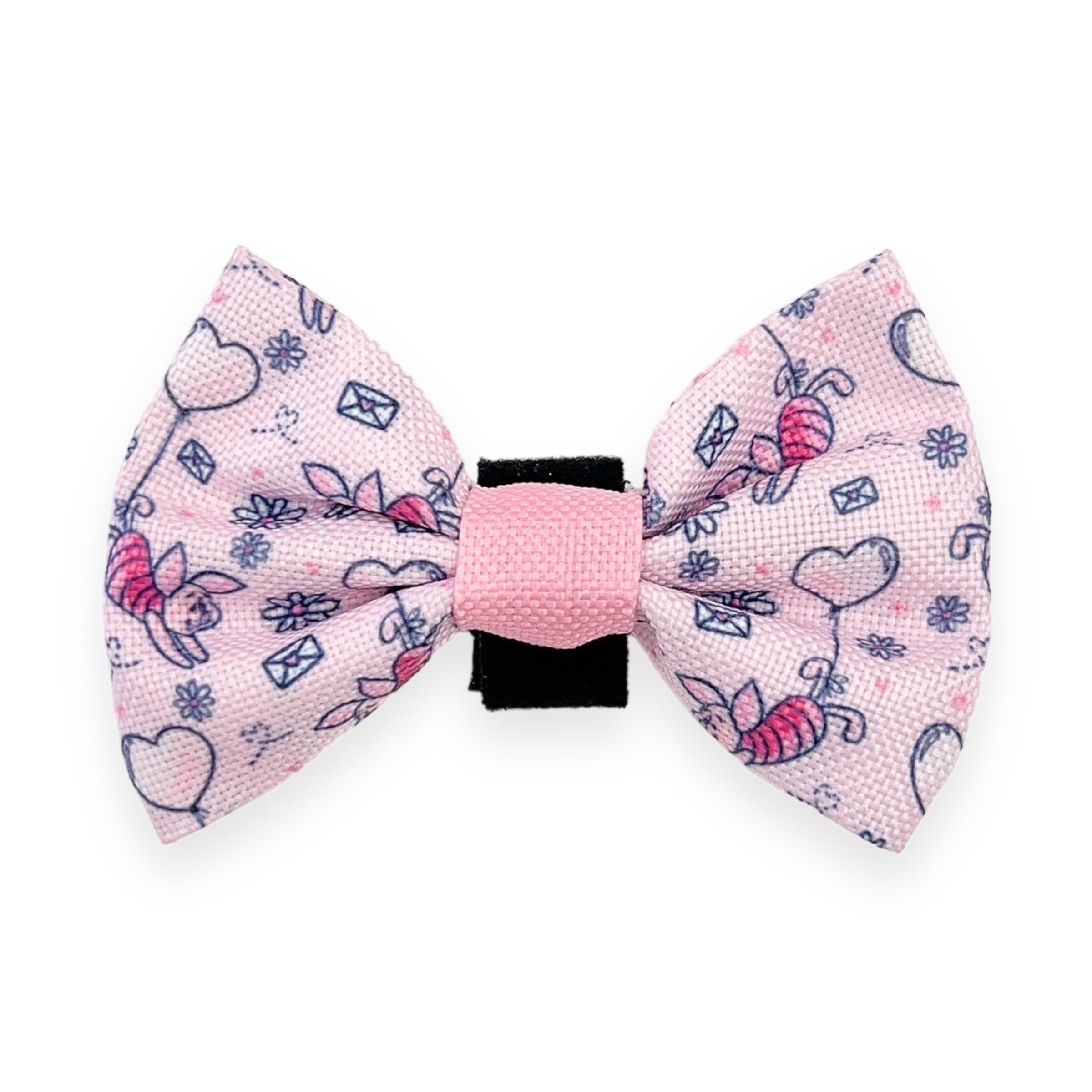 Pawsome Paws Boutique Piglet Disney Bow Tie for Dogs Oxford Cloth with Easy Fastening for Stylish Dogs, One Size (Pack of 1)
