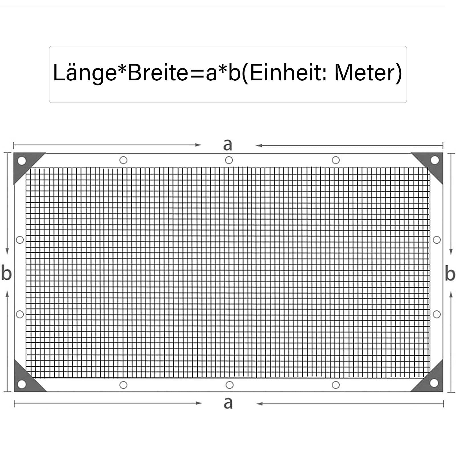 Schwarz Schattennetz mit Ösen, Shade Sails 85%-95% Prozent Shading Rate Sonnensegel, Reißfestigkeit Wasser und luftdurchlässig Außenbereich geeignet. (Schwarz 12-Polig / 5m * 5m / 16.4ft * 16.4ft)