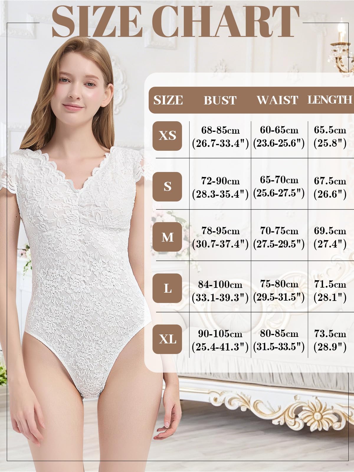 Body Damen Spitze Bodysuit V-Ausschnitt Kurzarm Trachtenbody Elegant Sexy Rückenfreie Spitzenbody Floral Stickerei Bodies Dirndl Body mit Druckknöpfen Festival Party Going Out Oberteil
