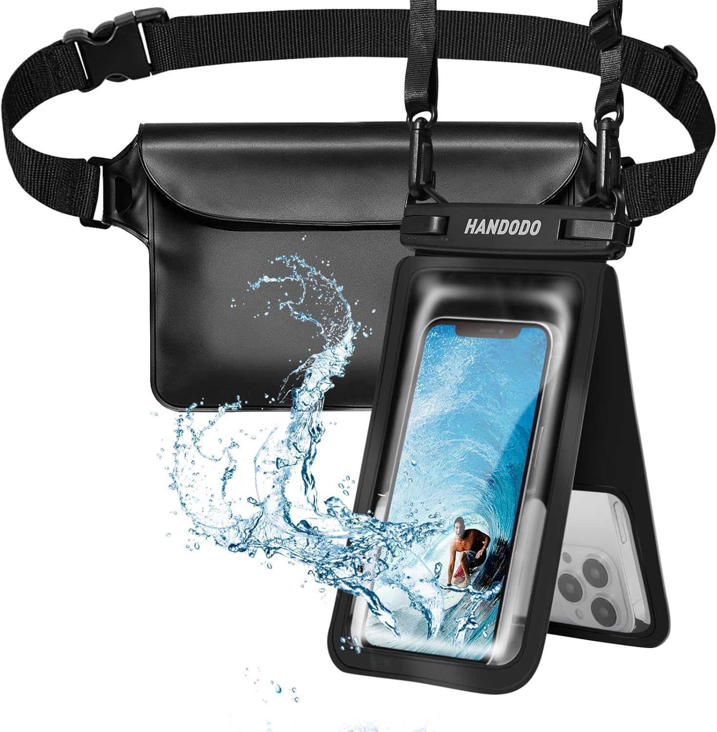 Amazon.co.jp: Handodo 2個セット スマホ 防水ケース(防水ウエスト
