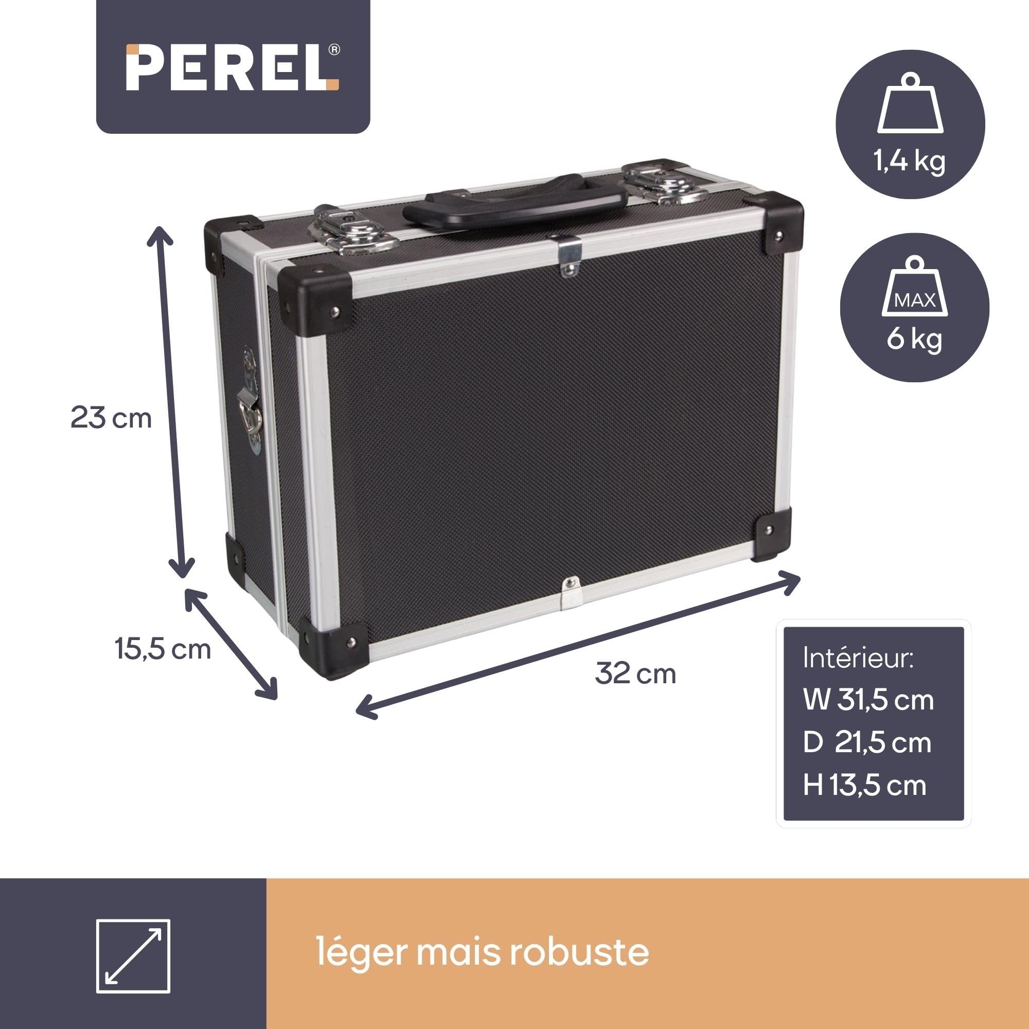 Malette aluminium noire
