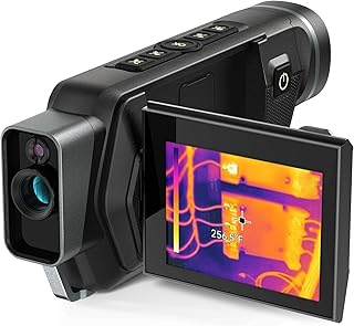 Thermal Imaging Monocular with Adjustable Focus, Teslong 256x192 IR Infrared Thermal Monocular with 3.5" Flip-Out LCD Monitor, Manual Focus for Hunting, Outdoor Camping, Travel - Teslong