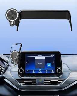 PZK Car Phone Holder for Nissan 2021-2026 Rogue 8-inch Screen Accessories | 2020-2025 Sentra/2019-2025 Altima Accessories Magnetic 15W Wireless Charger Magsafe Car Phone Mount Screen Phone Cradles