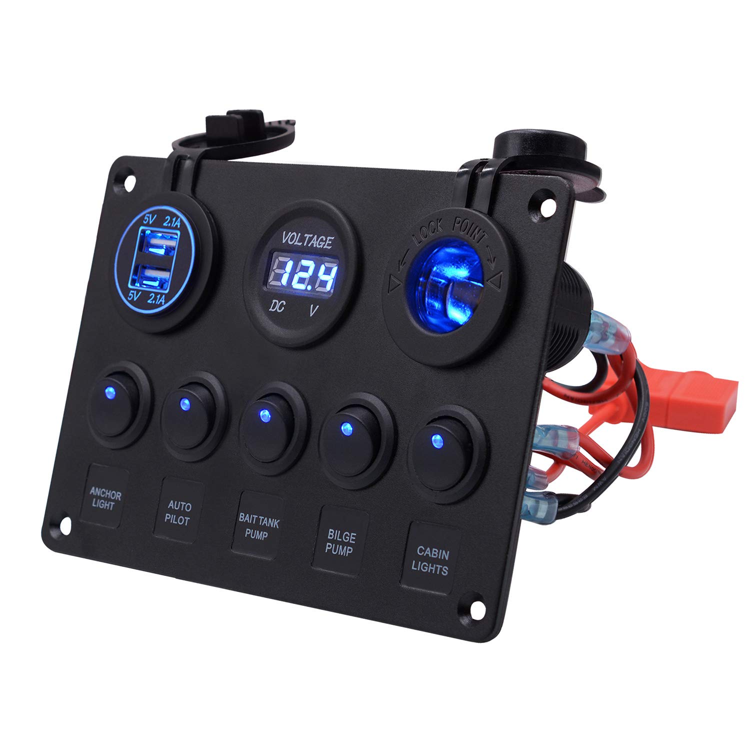 10 Pezzi / Kit Interruttore 10A 12V 24V 220V 230V Accessori Auto Su 10 Pezzi / Kit Interruttore 10A 12V 24V 220V 230V Accessori Auto Su