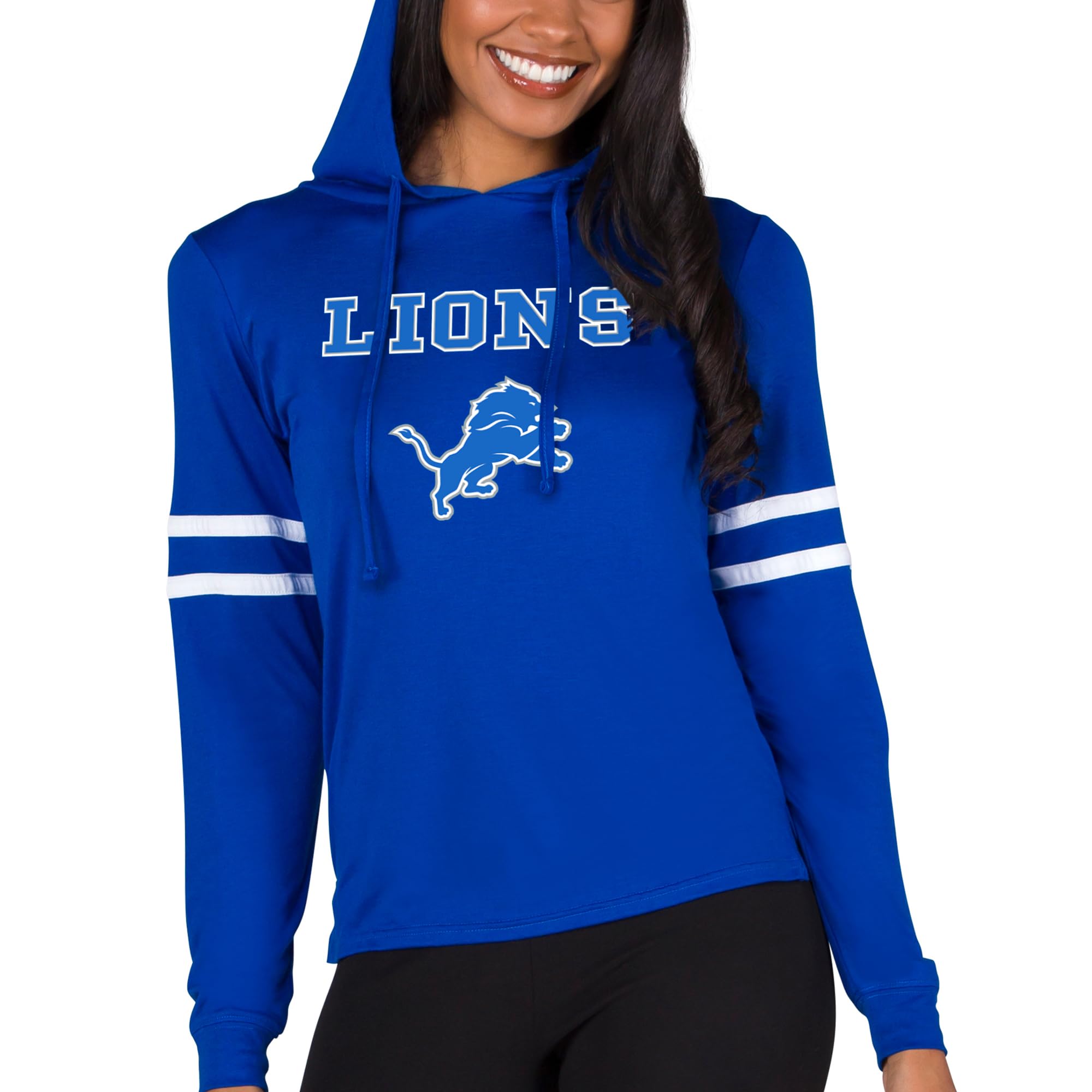 Concepts Sport Women's NFL Marathon Lightweight Lounge Pullover Hoodie
