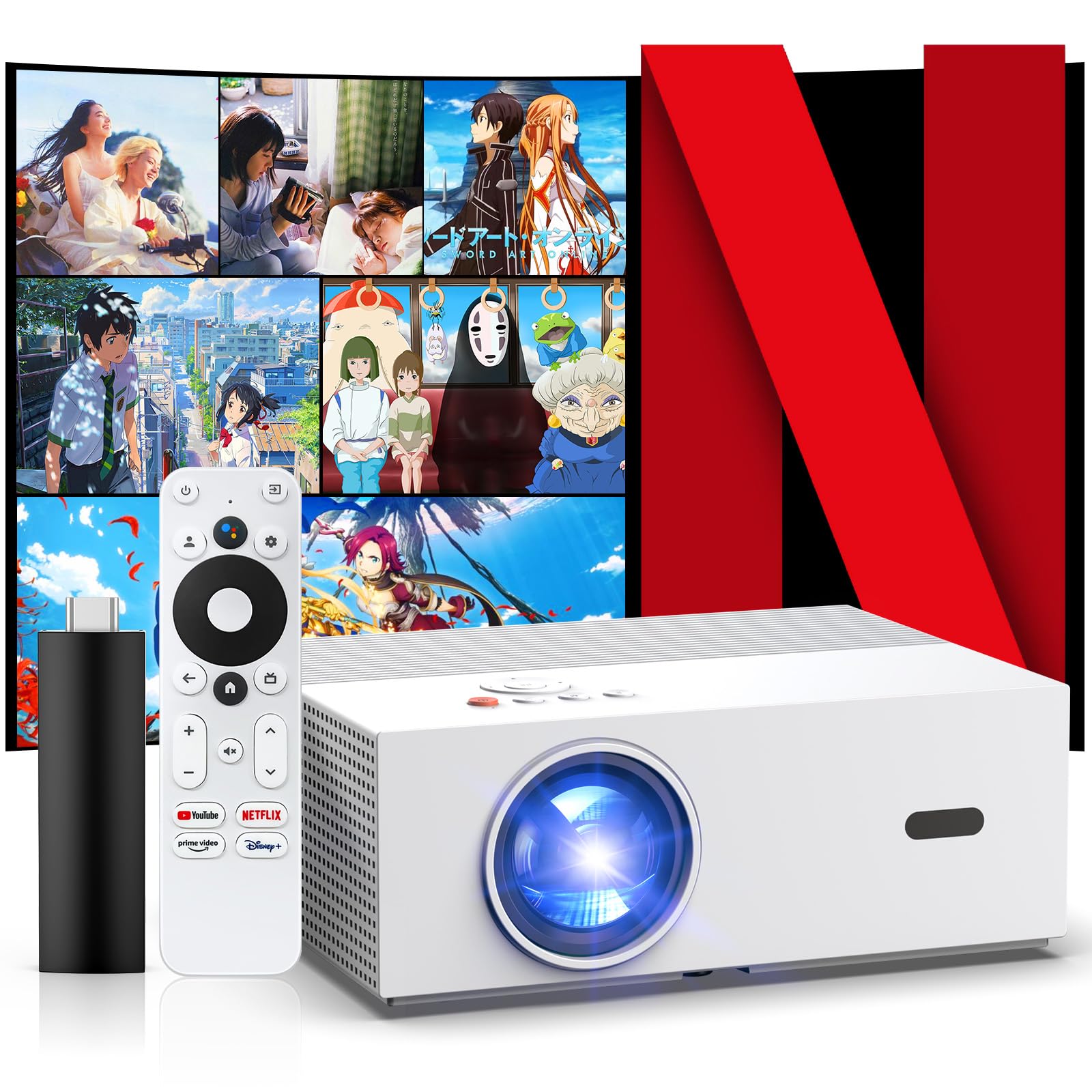 Amazon.co.jp: JOWLURK プロジェクター 家庭用 【令和7年4月新