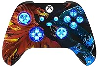 Vista 21 de Silent Modz Custom Modded Controller 7 LED Colors Trigger Stopper w/Pro Grips compatible with Xbox Series S, Xbox Series X, Xbox One, and Windows
