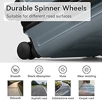 Amazon.com | ROAMING 26-Inch Checked Luggage Expandable Front