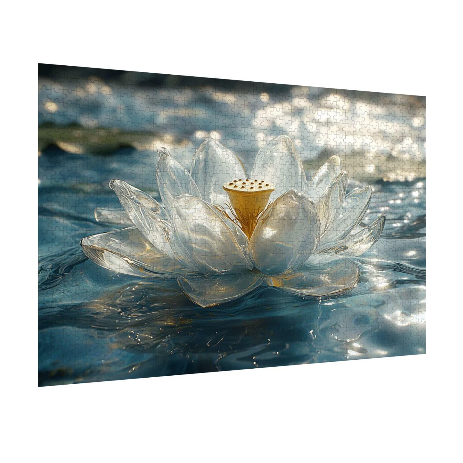 Puzzle 4000 Pezzi astratto Puzzle Classici per Gioco Familiare, n-47 | Impossibile Puzzles, Intrattenimento Creativo, Rilassamento e Intelligence, Regalo per Amore e Amico, Decorazioni Casa, Lotus