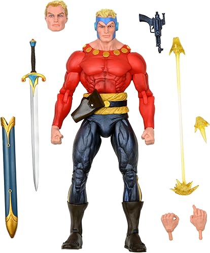 Miniatura 3 de NECA The Original Superheroes: Flash Gordon, The Phantom, Ming The Merciless 7" figura de acción surtido