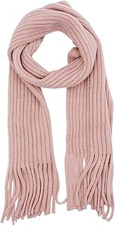 RARITYUS Kids Wool Knitted Scarf Fashion Solid Color Soft Warm Scarves Neck Warmer Winter for Toddler Girls Womens