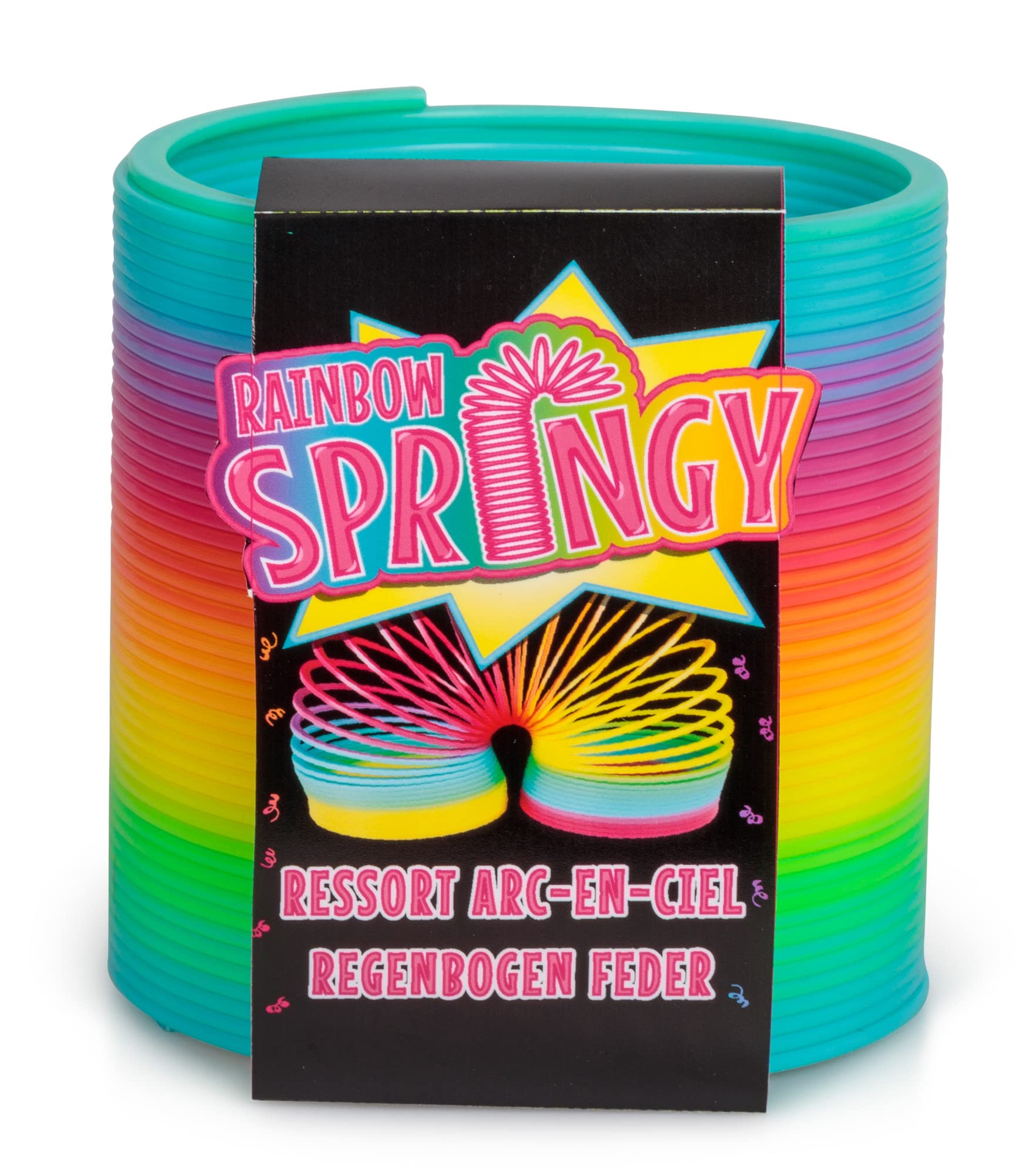 TobarRAINBOW SPRINGY Coil Spring Toy, Multiple Colours