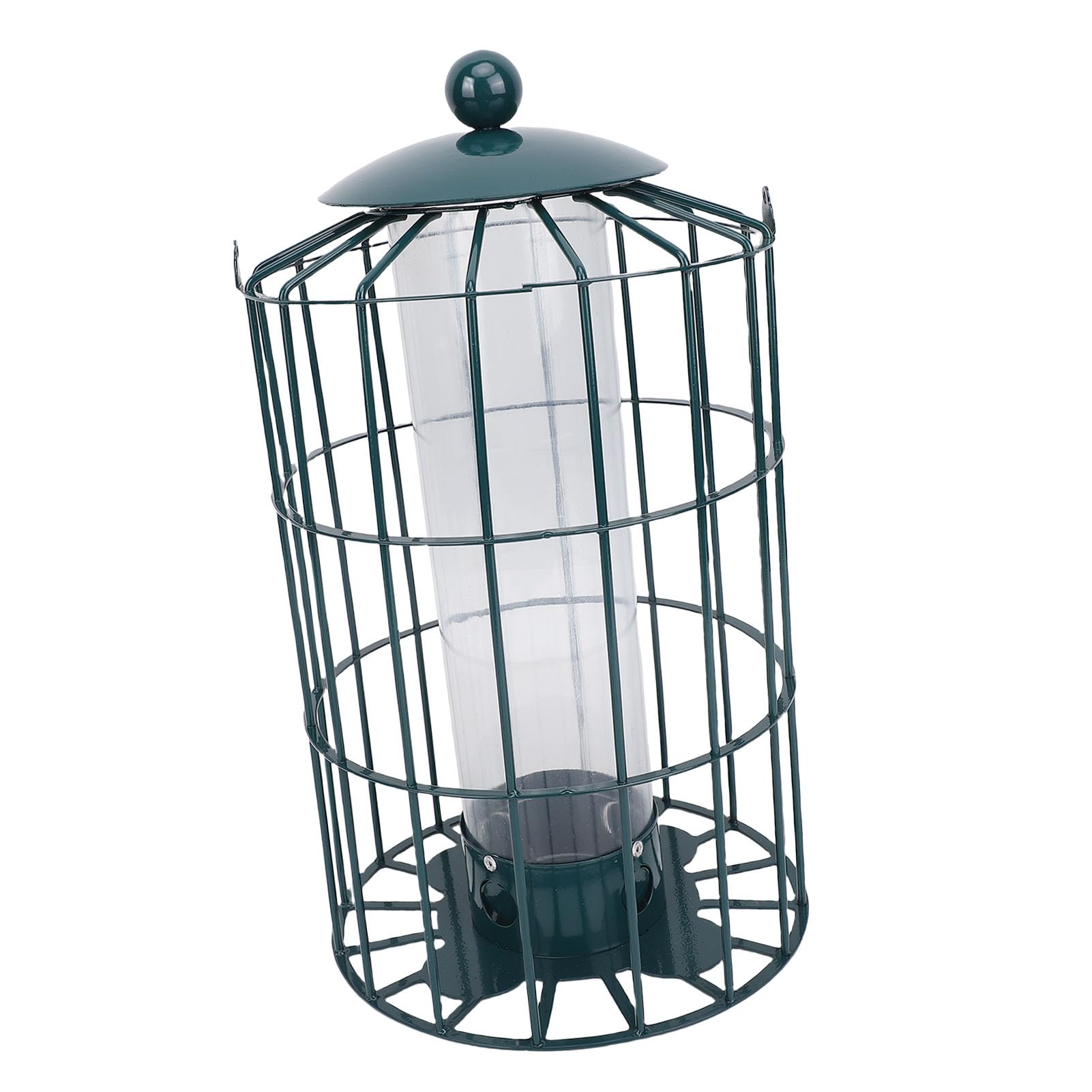 Acouto Comedero para Pájaros Enjaulado para Pájaros Silvestres Tubo Colgante A Prueba de Exteriores Comedero para A Prueba de Masticables A de Herrumbre 7 1x12 6 Pulgadas Hierro Hierro la Voluntad