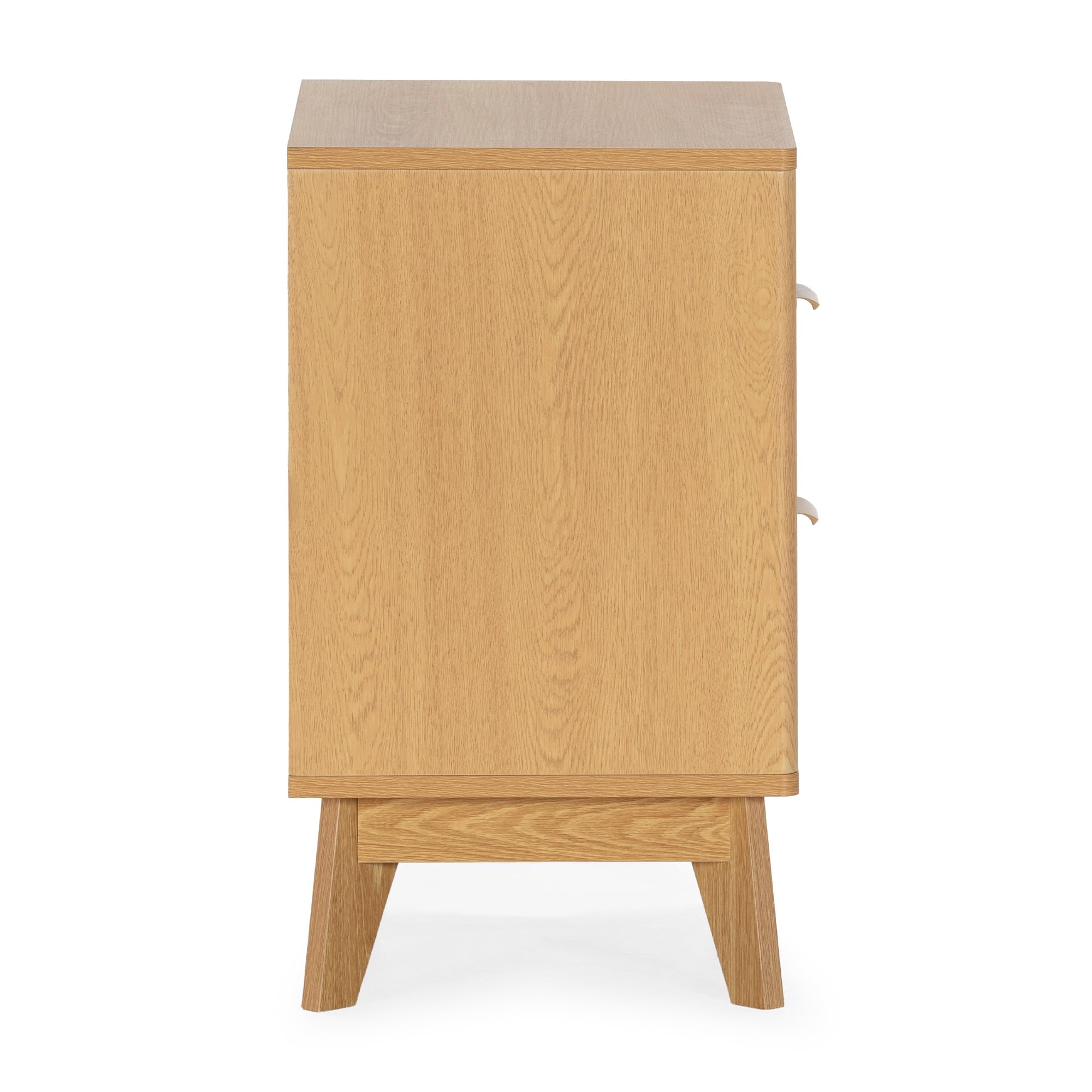 HOMN LIVING Mesita de Noche Oporto 2 cajones, 45 cm (Ancho) 35 cm (Profundo) 60 cm (Altura)