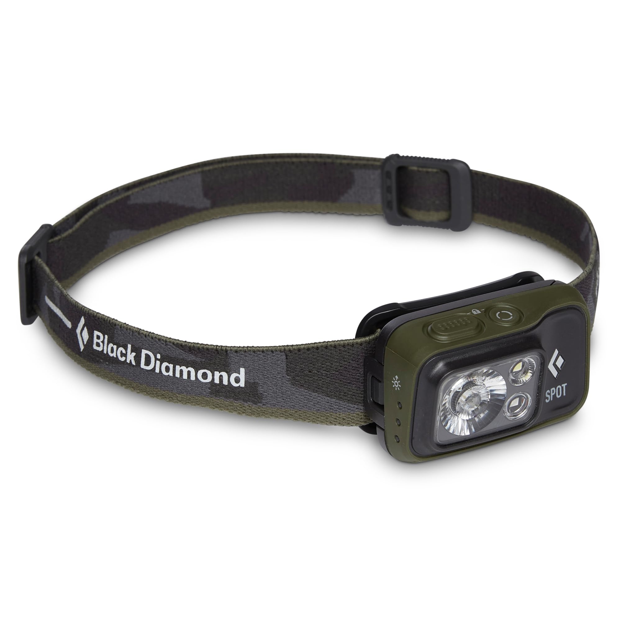 BLACK DIAMOND Spot 400 Headlamp | 400 Lumens Brightness, Dimmable | Waterproof & Durable | 3X AAA Battery Operated (Included) | Dark Olive