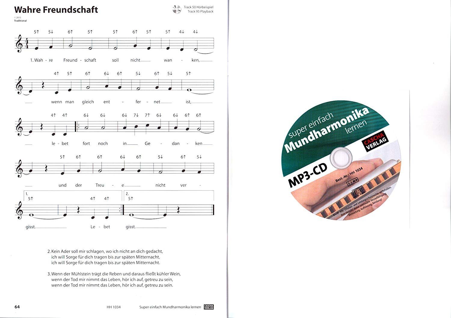 Seydel Blues Session Steel G-Dur mit Lehrbuch Super Einfach Mundharmonika Lernen
