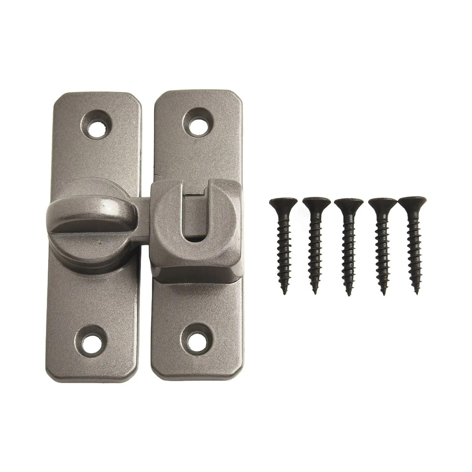 Sliding Door Latch Bolt Multicolor Zinc Alloy 90/180 Degree Security Bathroom Cabinets