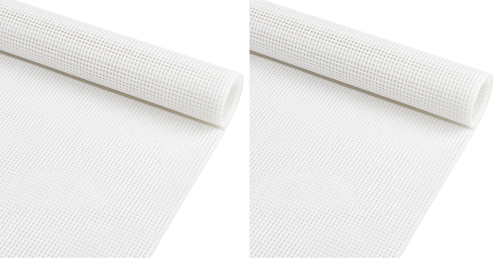 BENECREAT 10 Count Cross Stitch Cloth, 11.8x39 Inch White Essential Basic Aida Cloth for Embroidery Floss and Yarn Knitting, Embroidery Fabric (Pack of 2)