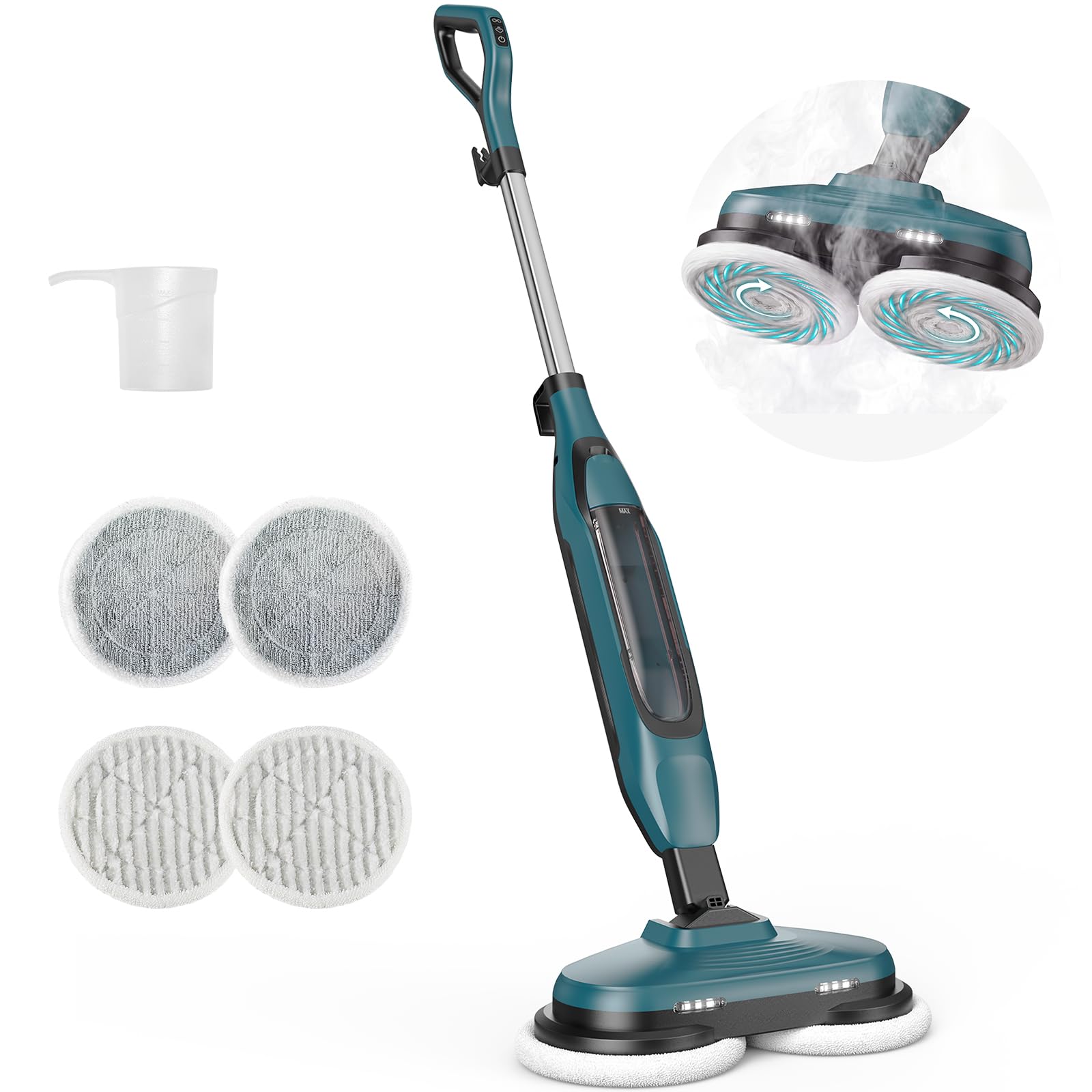 OLIXIS All-in-One Scrubbing Steam Mop