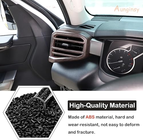 Miniatura 10 de Kit de cubierta de salida de aire para consola central de automóvil, compatible con Toyot Tundra 2022 Sequoia 2023 consola central lateral salida de