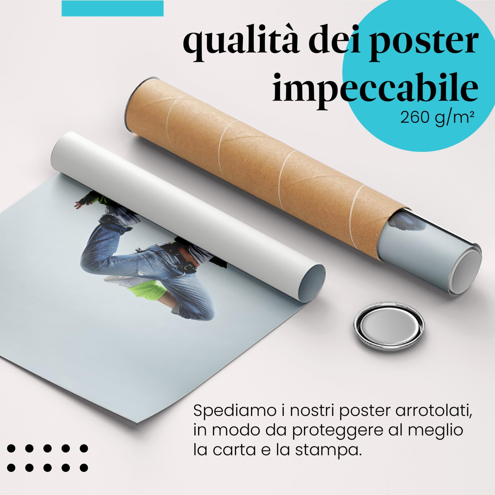 Postereck - 0192 - Hip hop, ballerina, musica, danza, street dance, donna - Decorazione da Parete, Stampa Artistica, Idea Regalo, Stampa Fotografica - Tela - 100,0 cm x 75,0 cm
