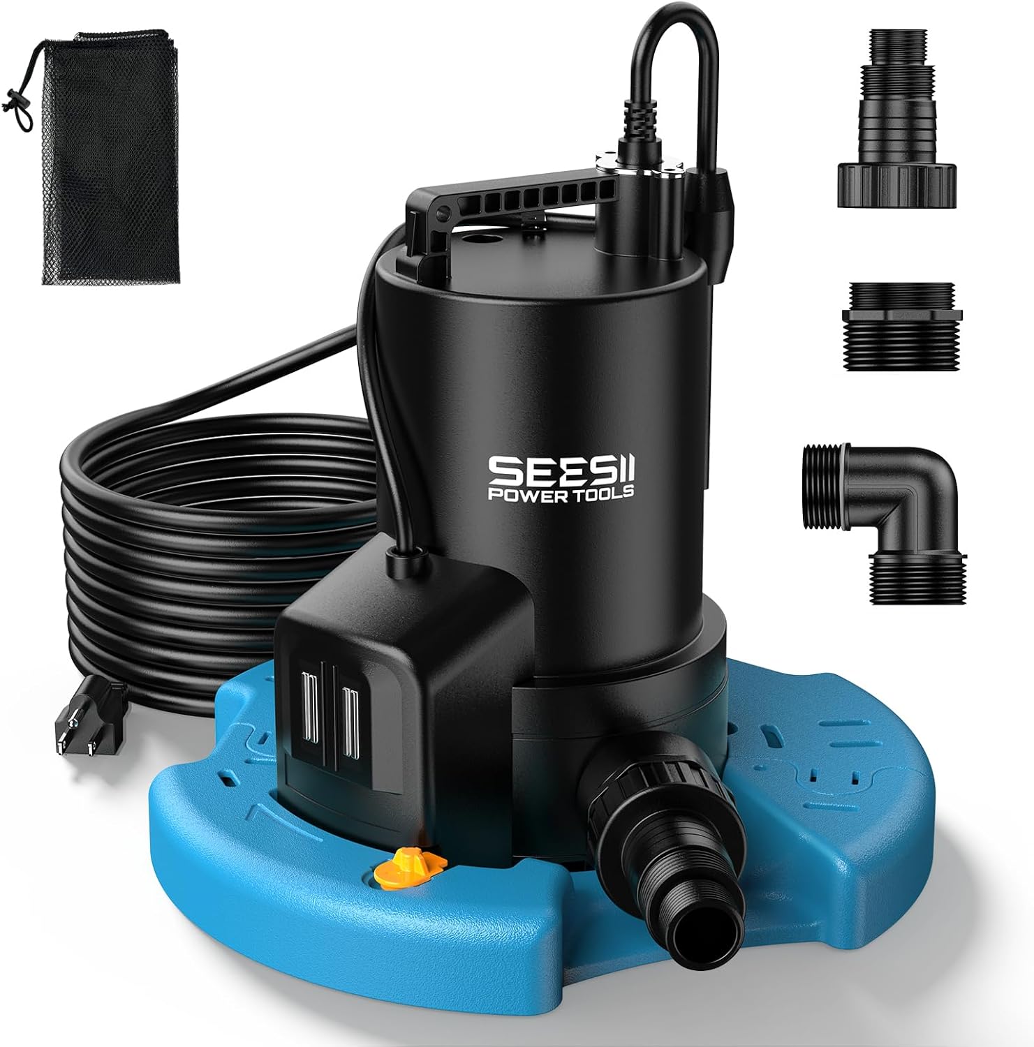 SEESII 1/3HP Pool Cover Pump - Automatic On/Off