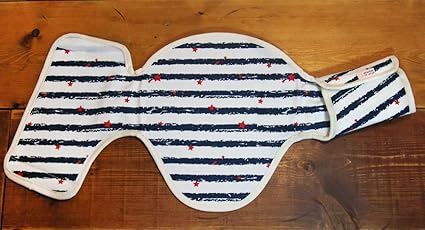 Amazon 両面柄 スターストライプ 両面柄タイプ 巻いてもかわいい柄が出る 首かっくんにならない頭あて ヘッドサポート エルゴ コラン他社抱っこひもにも ヘッドサポート ベビー マタニティ 通販