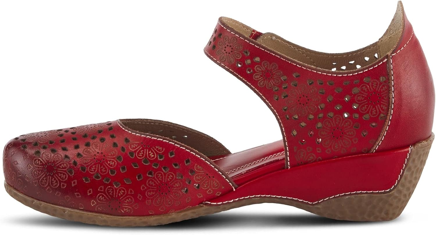 Spring Step L'Artiste Women's Americana Wedge Mary Jane Shoe Flats