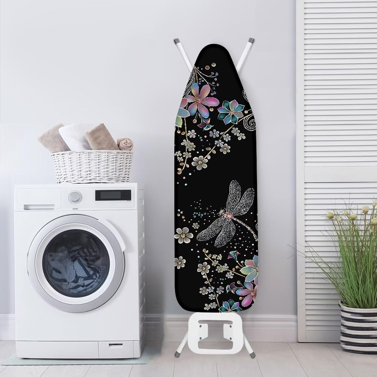 Dragonfly Ironing Board Cover with Hook and Loop Durable Thick Table Top Ironing Board Cover Duty Thick Iron Pads for Ironing Extra Wide Ironing Pad