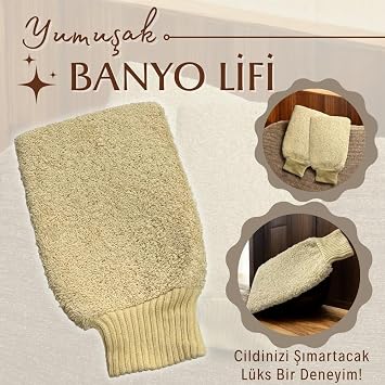 Yumuşak Banyo Lifi - Yumuşak Dokusu Derinlemesine Temizlik Sağlar Peeling Etkisi Cildi Canlandırır