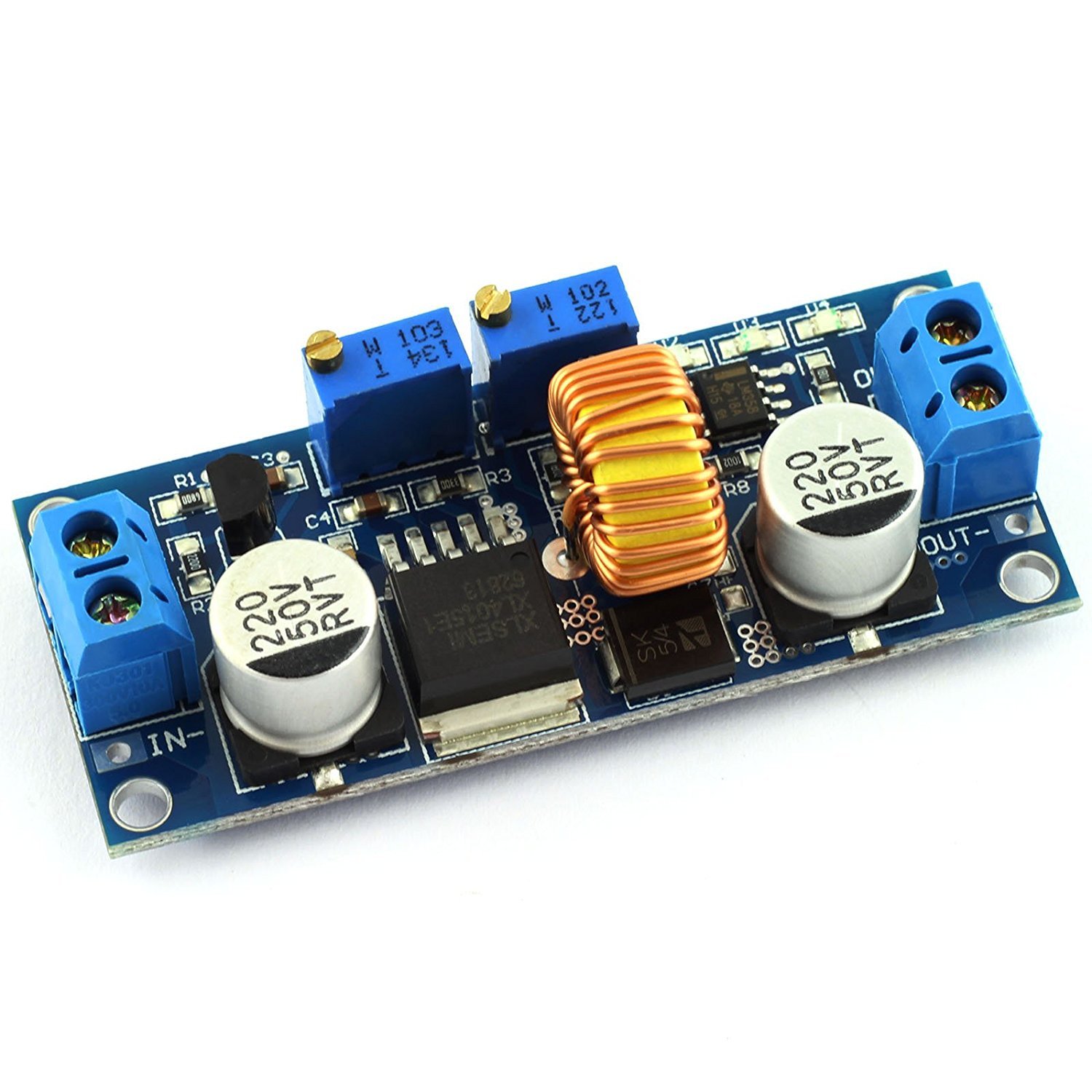 xcluma 5A 75W Xl4015 Cc Cv Dc-Dc Lithium Battery Charger Step-Down Module (B0714D9N5D) Amazon Price History, Amazon Price Tracker