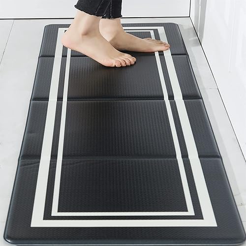 COSY HOMEER Tapete antifatiga Tapete de cocina perfecto de 25 pulgadas de grosor tapete de yoga para escritorio de pie cómodo tapete de cocina