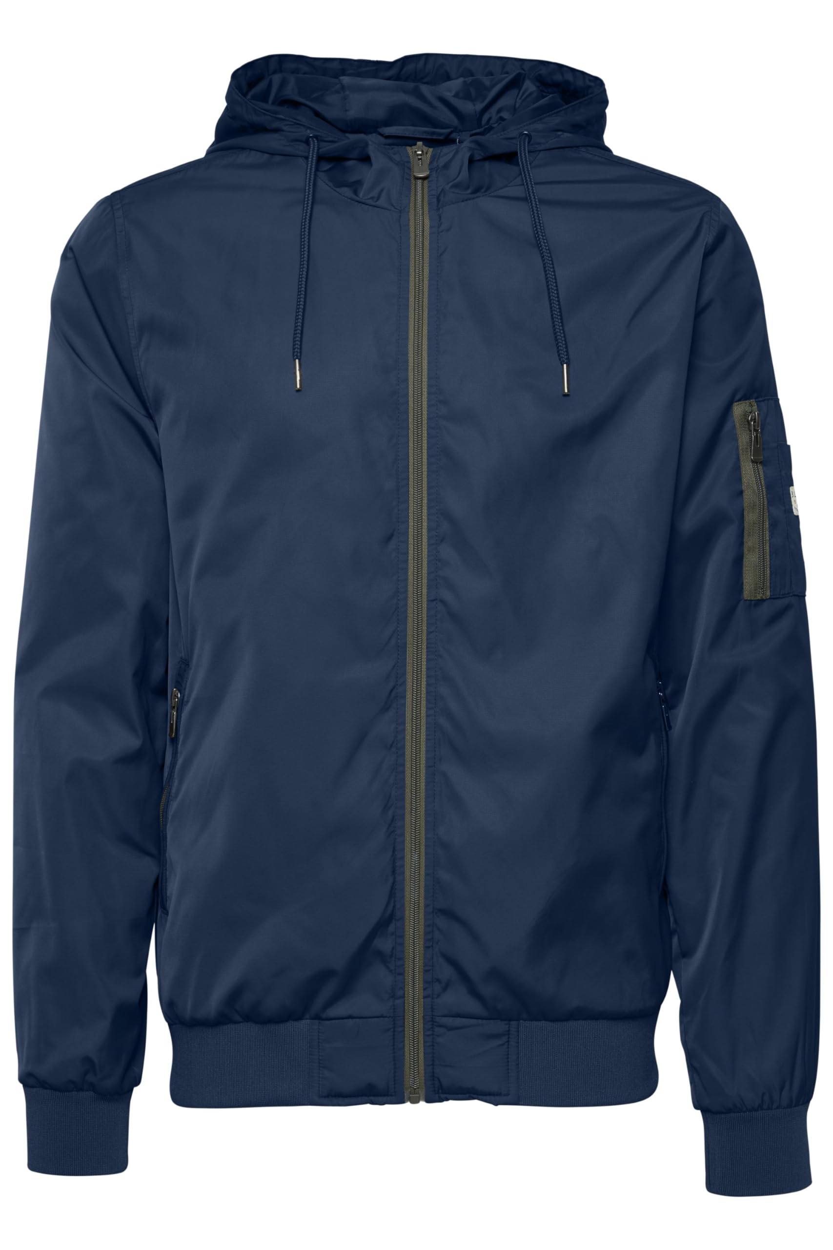 B Blend Men's Mood Indigo (74648) Blend Razy Between-Seasons Jacket Outdoor Jacket With Hood, Size:s, Colour: