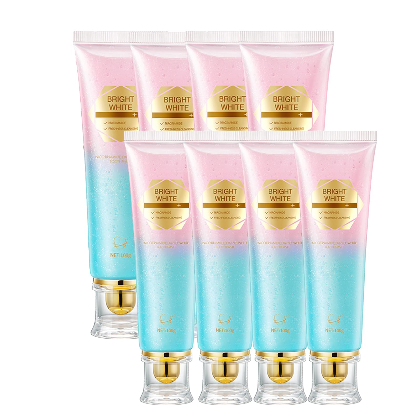 Pasta de dientes blanqueadora de niacinamida, blanqueamiento dental, eliminación de manchas, protección del esmalte dental y aliento fresco, mejora la salud de las encías, blanqueamiento intensivo con