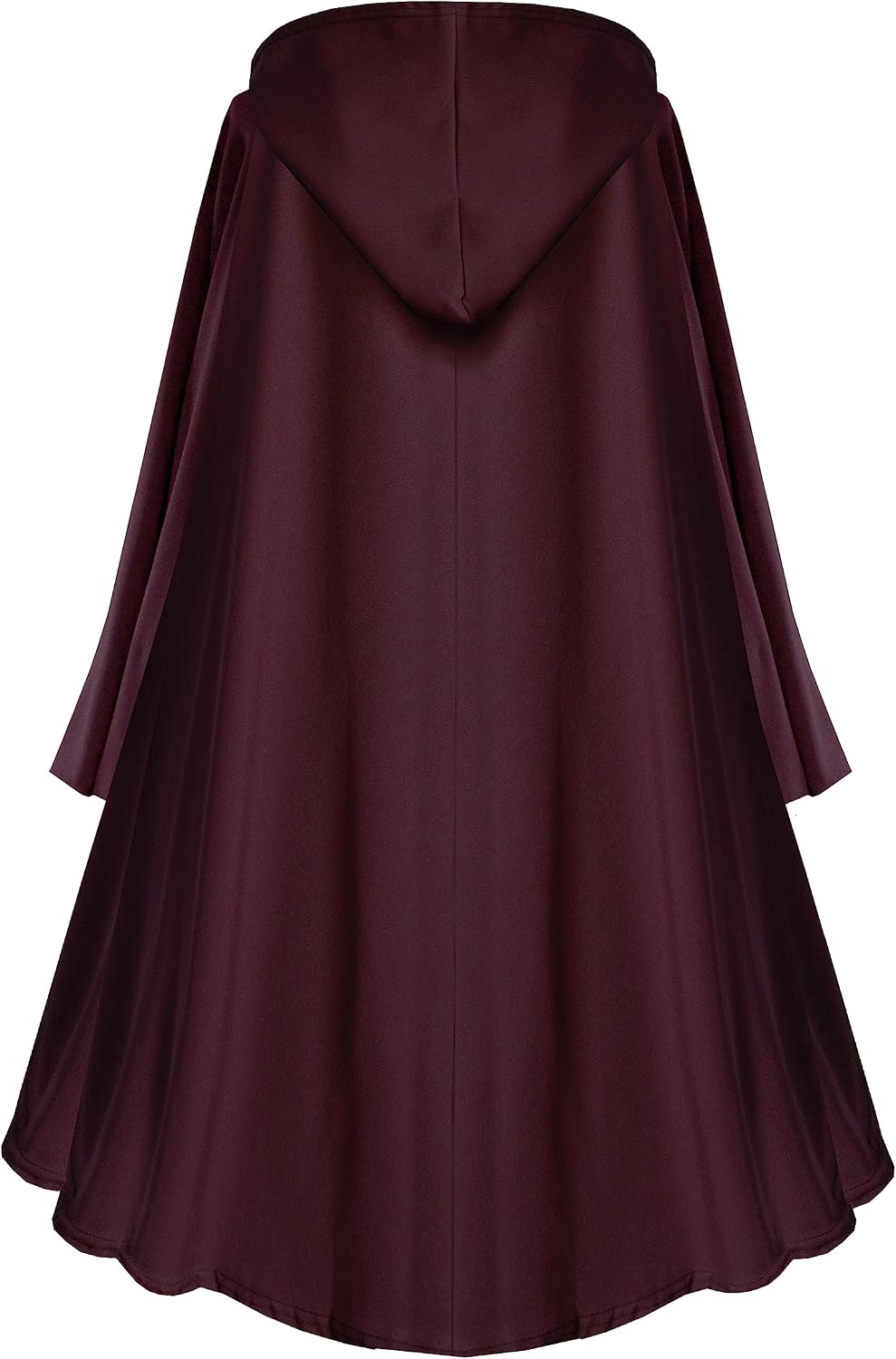 Cape Cloak Gothic Steampunk Victorian HoodedMilitary Medieval Cape Cloak with Sleeves