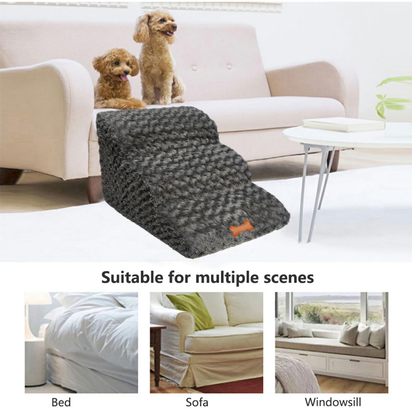 Escalera para escaleras para Mascotas - Accesorio de sofá Cama para Perros