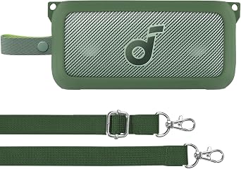 co2CREA Soft Silicone Case for Anker Soundcore Motion 300, Green