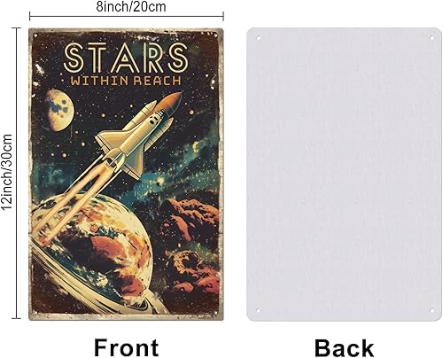 Miniatura 2 de GLOBLELAND Letrero de metal con texto en inglés "WITHIN REACH" con texto en inglés "WITHIN REACH" con texto en inglés "WITHIN REACH" con texto en