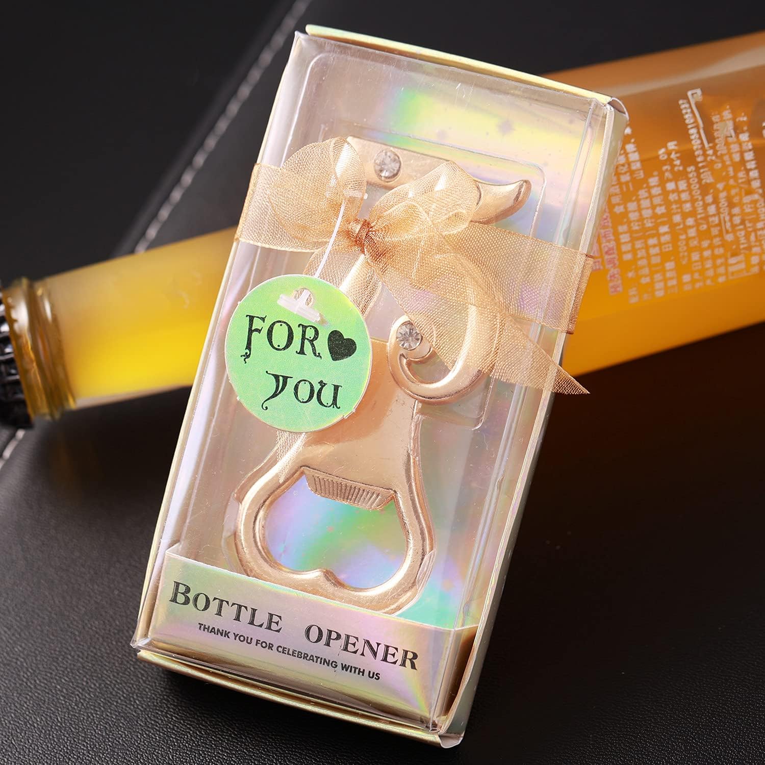 36 PCS Bottle Opener Gold 75th Birthday Party Favor 75 Anniversary Favors for Guests,Number 75th Birthday Party Decorations Beer Bottle Openers for Party Gift Souvenir Supplies (Gold 75th, 36)