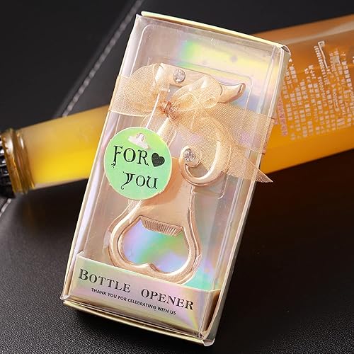 Miniatura 5 de 12 abrebotellas, recuerdos dorados para fiestas de cumpleaños, regalos de 75 aniversario para invitados, decoraciones de fiesta de cumpleaños número