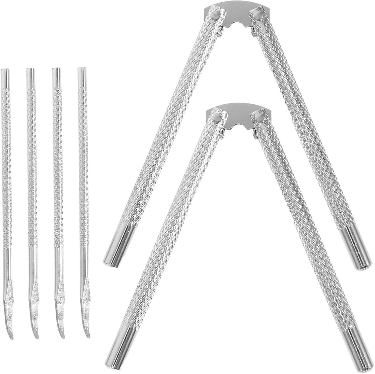 1set Stainless Steel Crab Cracker Nutcracker Tool for Crabs Lobsters and Seafood Includes Crackers Essential Kitchen Tool for Family Parties and Restaurants