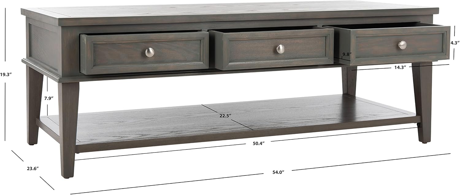 Safavieh American Homes Collection Manelin Sepia Coffee Table