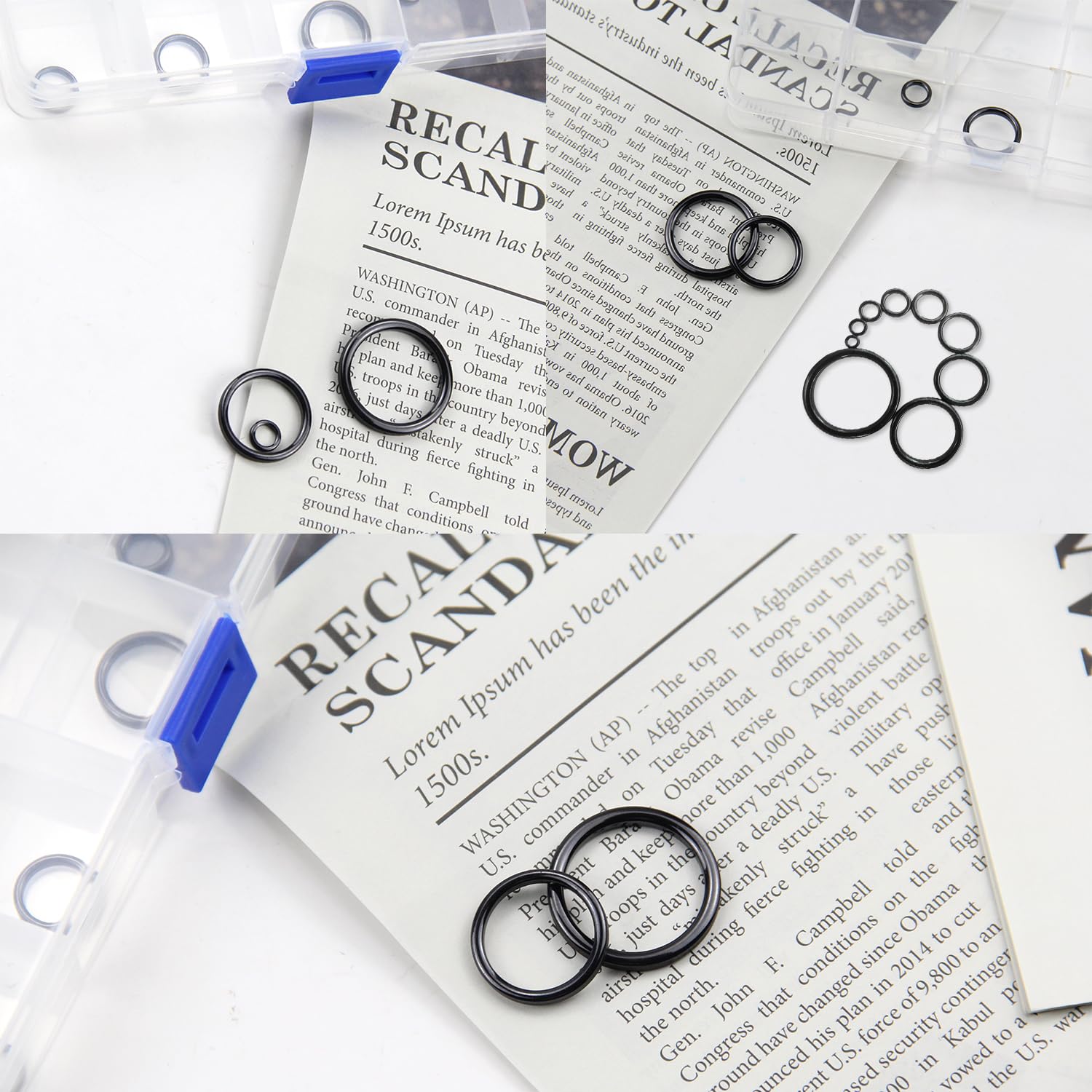 50 sztuk ceramicznych pierścieni wędkarskich 10 rozmiarów 3,8 mm - 29,8 mm czarne pierścienie wędkowe wędka akcesoria do oczu z 1 szt. przezroczyste pudełko dla entuzjastów wędkarskich