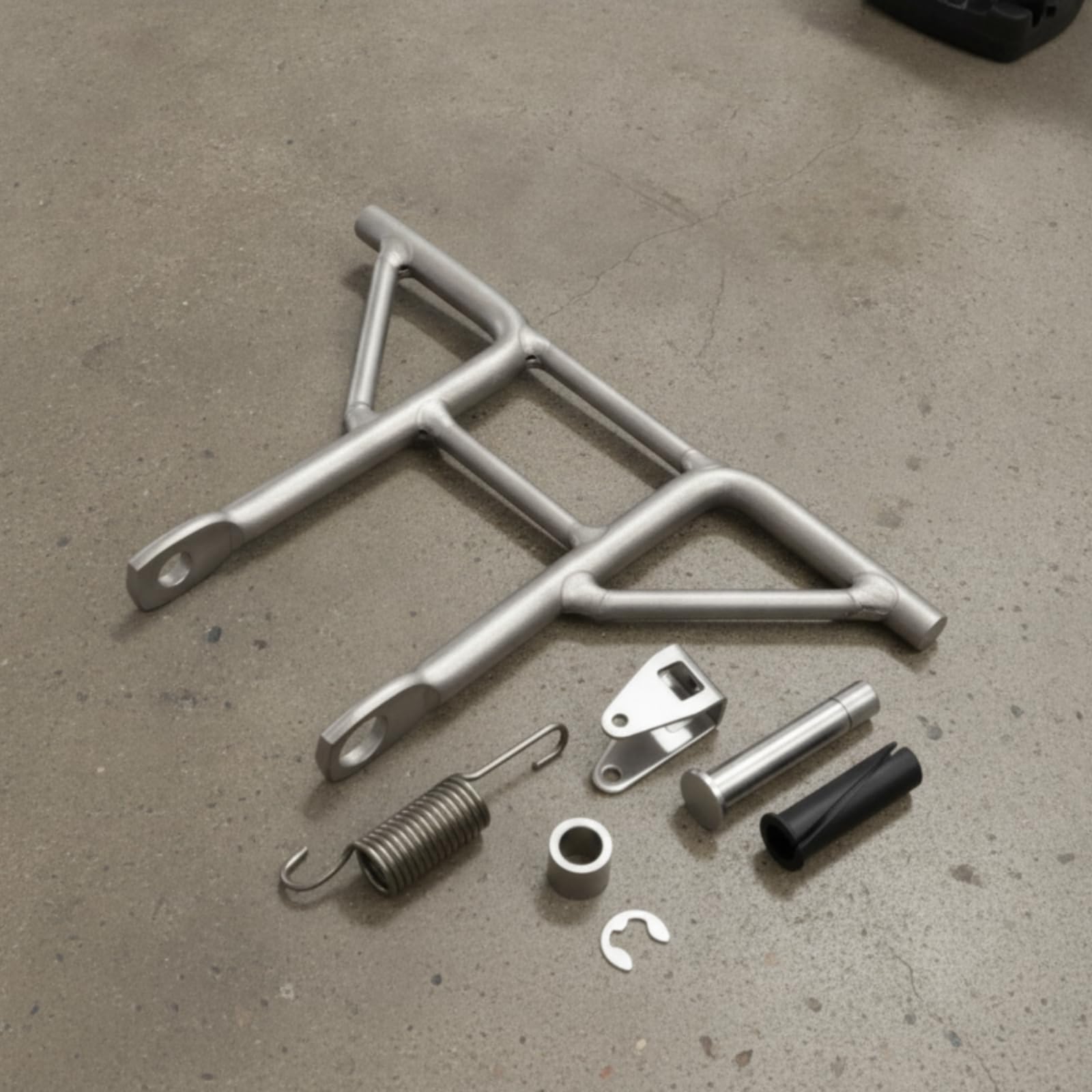 Supporto Motore Marini Braccio Inclinabile Fuoribordo Staffa Inclinazione Motore Kit Staffa Completa Metallo Robusto Compatibile 40HP con Boccola Clip