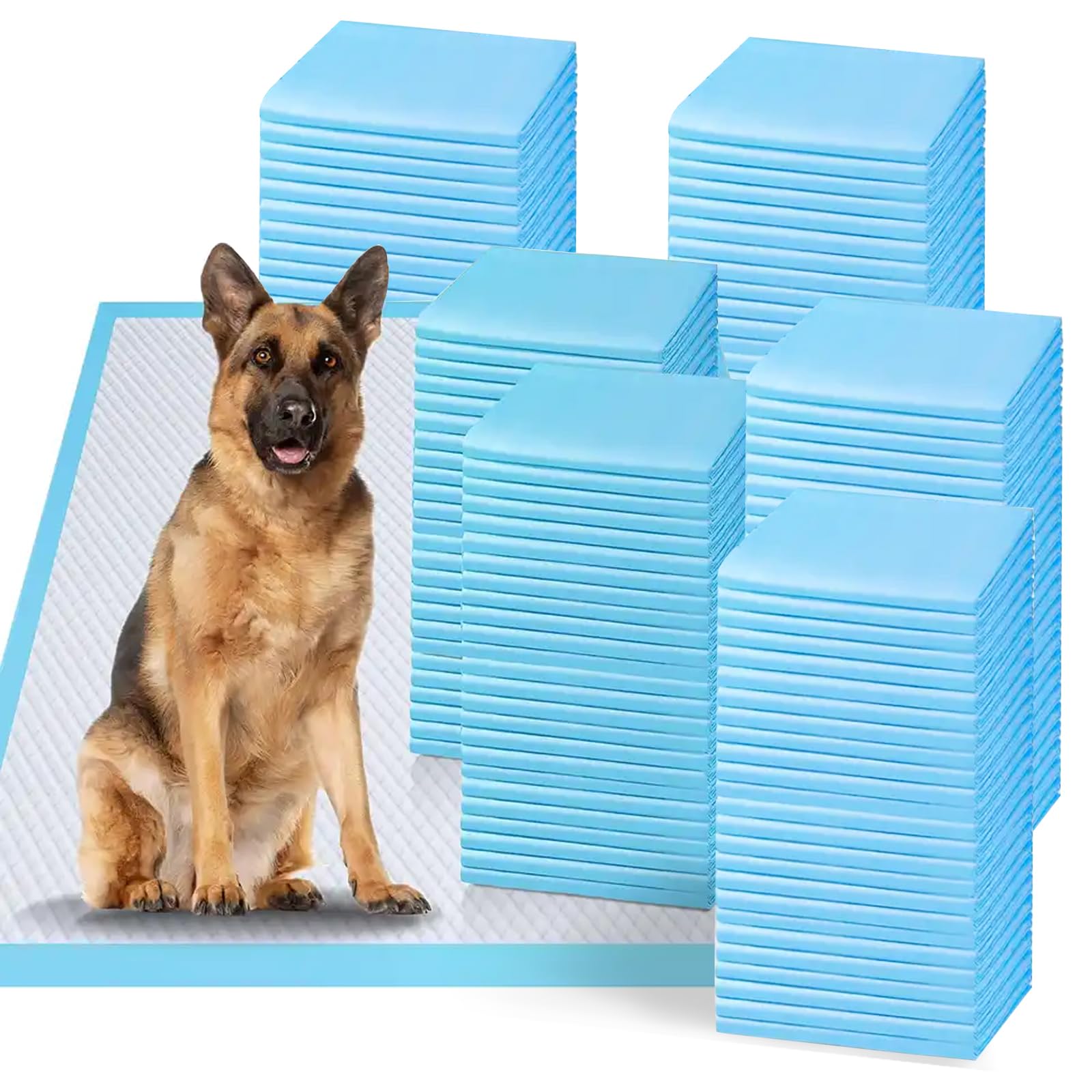 Super Mundo - 120 Empapadores Perros, 60cm x 90cm, Alfombrilla higiénica para Perros para Mascotas, Absorbentes(60 x 90cm, 120pcs)