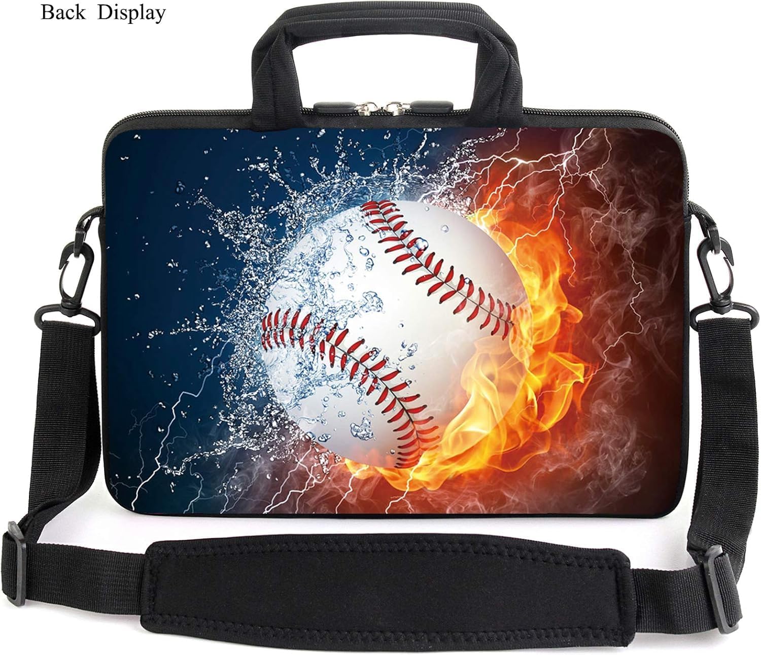 13" laptop bag laptop sleeve chromebook case adjustable shoulder strap with handle accessory pocket for men women (RYD-13-6)