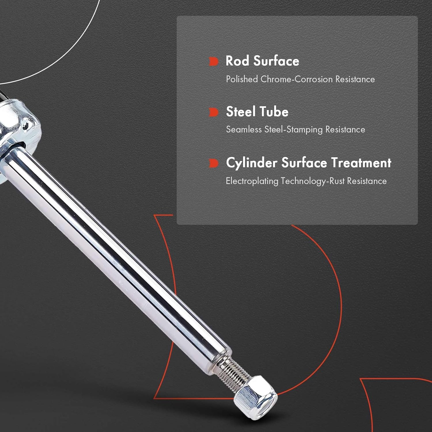 A-Premium Front Shock Absorber Strut Compatible with Mitsubishi Mirage 2014 2015, 2-PC Set