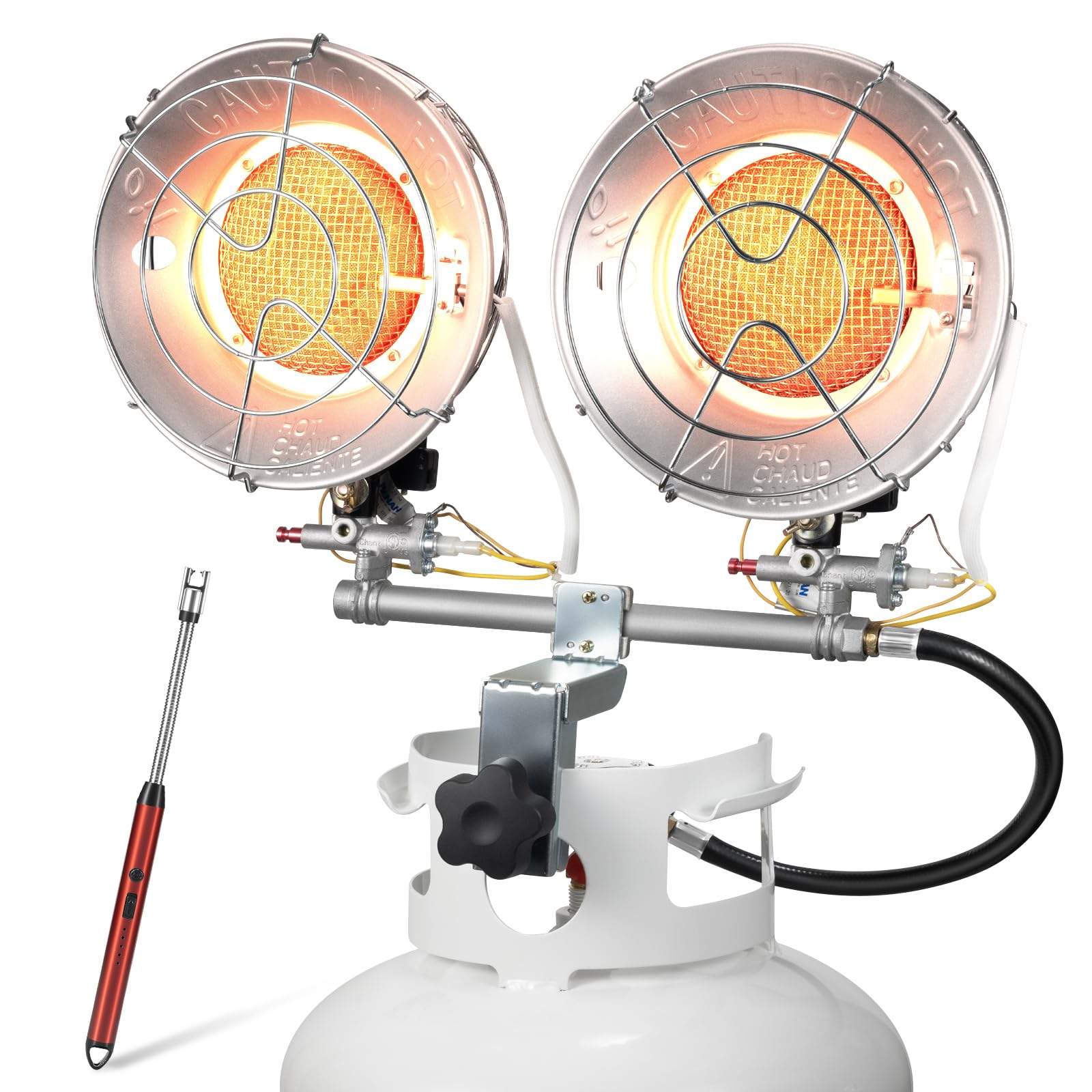 GasBRUH Double Tank Top Outdoor Propane Heater