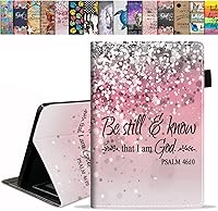 Vista 15 de Funda para tablet Kindle Fire 7 (12ª generación, versión 2022) último modelo de 7 pulgadas, funda delgada de piel sintética con soporte para tarjeta